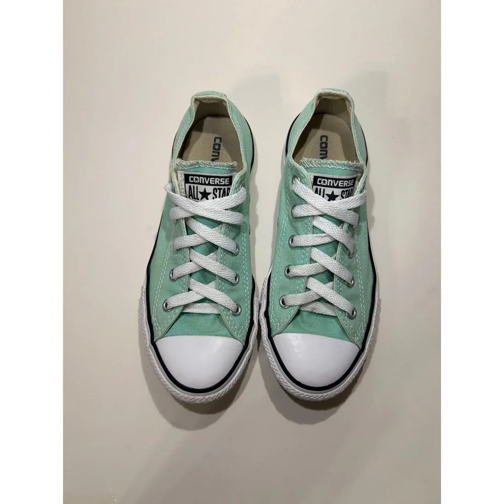 Converse Chuck Taylor All Star Low Top Mint Green Kids Shoes 336565F Size 2Y